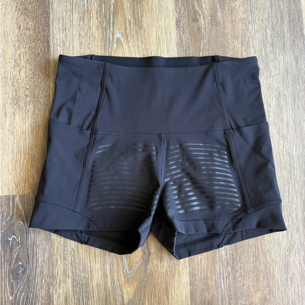 Lululemon Black High-Waist Women's Performance Shorts